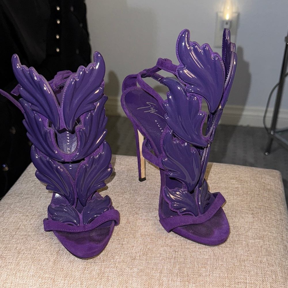 Giuseppe Zanotti Vibrant Purple Heels